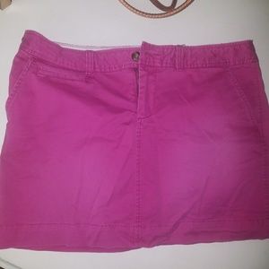 Old Navy hot pink mini skirt